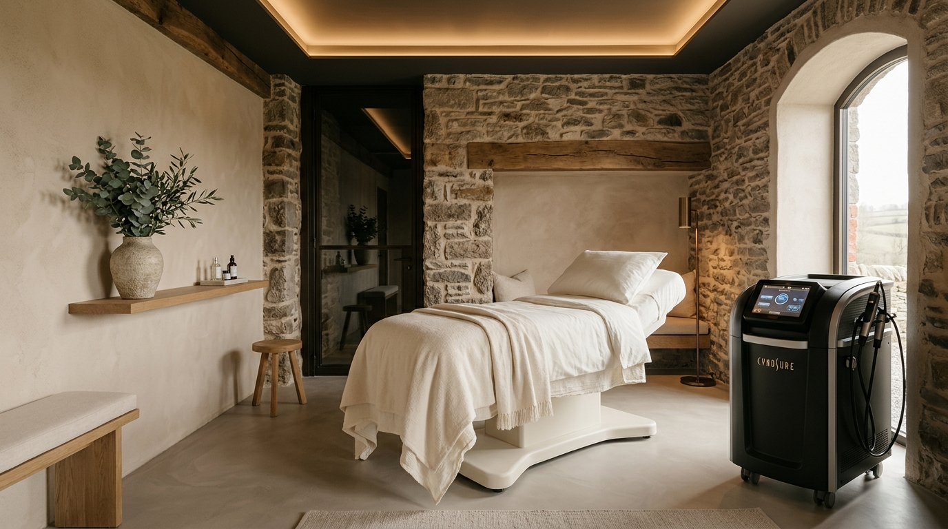 The Barn Beauty Rooms in Narberth, Pembrokeshire — Luxury Laser Treatment Suite
